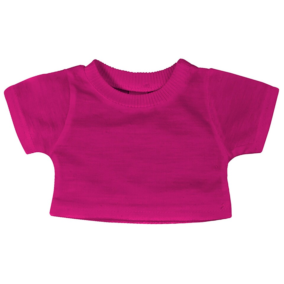image 1 of Mumbles Teddy Bear T-Shirt Accessory - Fuchsia - M