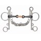 image 2 of Shires Sweet Iron Double-Jointed Horse Pelham Bit - Black - 6in