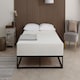image 4 of Orthopedic Firm Support Mattress - High-Density Reflex Foam for Spinal Alignment White | King