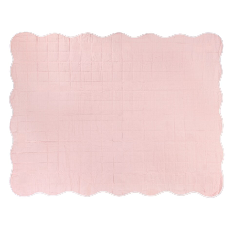 image 1 of Furn Scallop Quilted Bedspread