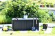 image 2 of Centurion Supports TUNGSTEN 450 Litre 119 Gallon Waterproof Extra Large Lockable Easy-Open Garden Storage Box Outdoor Organiser in Black | Black | 1