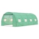 image 1 of Outsunny 6 x 3M Polytunnel Walk-in Garden Greenhouse with Zip Door and Windows