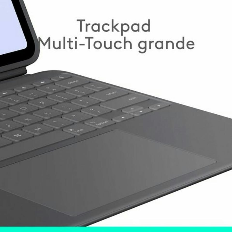 image 1 of Case for Tablet and Keyboard Logitech 920-012667 Graphite QWERTY N/A | N/A | One Size