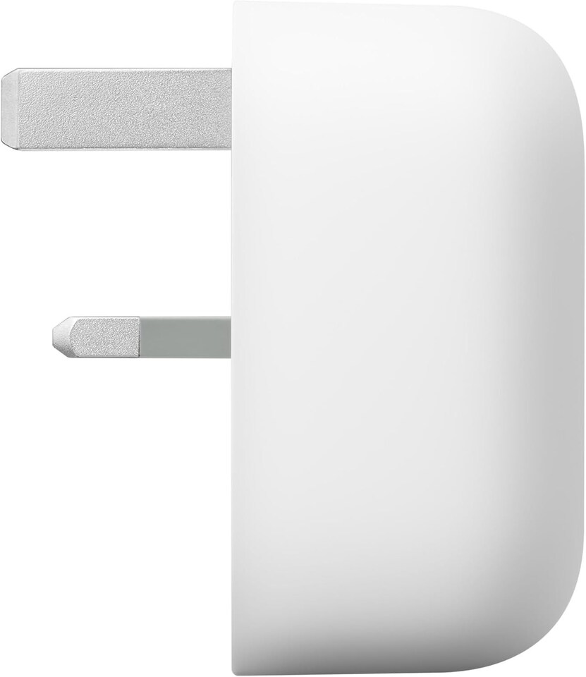 image 1 of Google 67W Dual USB C Charger Snow UK Plug - GA09856-GB