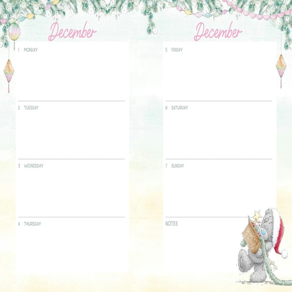 image 1 of Me to You Tatty Teddy 2025 Diary A5 Size