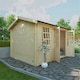 image 2 of 14ft x 12ft (4150mm x 3550mm) Horsforth "The Tallahassee" 28mm Log Cabin With 1 Window