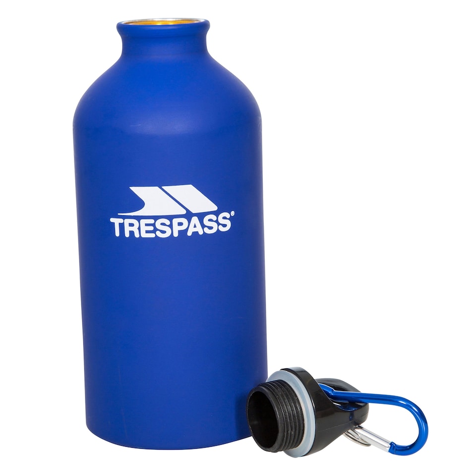 image 1 of Trespass Swig Sports Bottle With Carabiner (0.5 Litres) | Blue | Matt Blue | 1