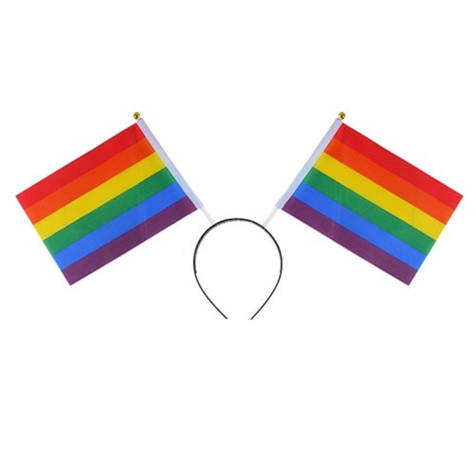 Rainbow Stripe Gay Pride LGBT+ Flag Boppers Headband