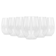 image 1 of Argon Tableware Reusable Plastic Stemless Wine Glasses - 300ml - Pack of 6 Clear
