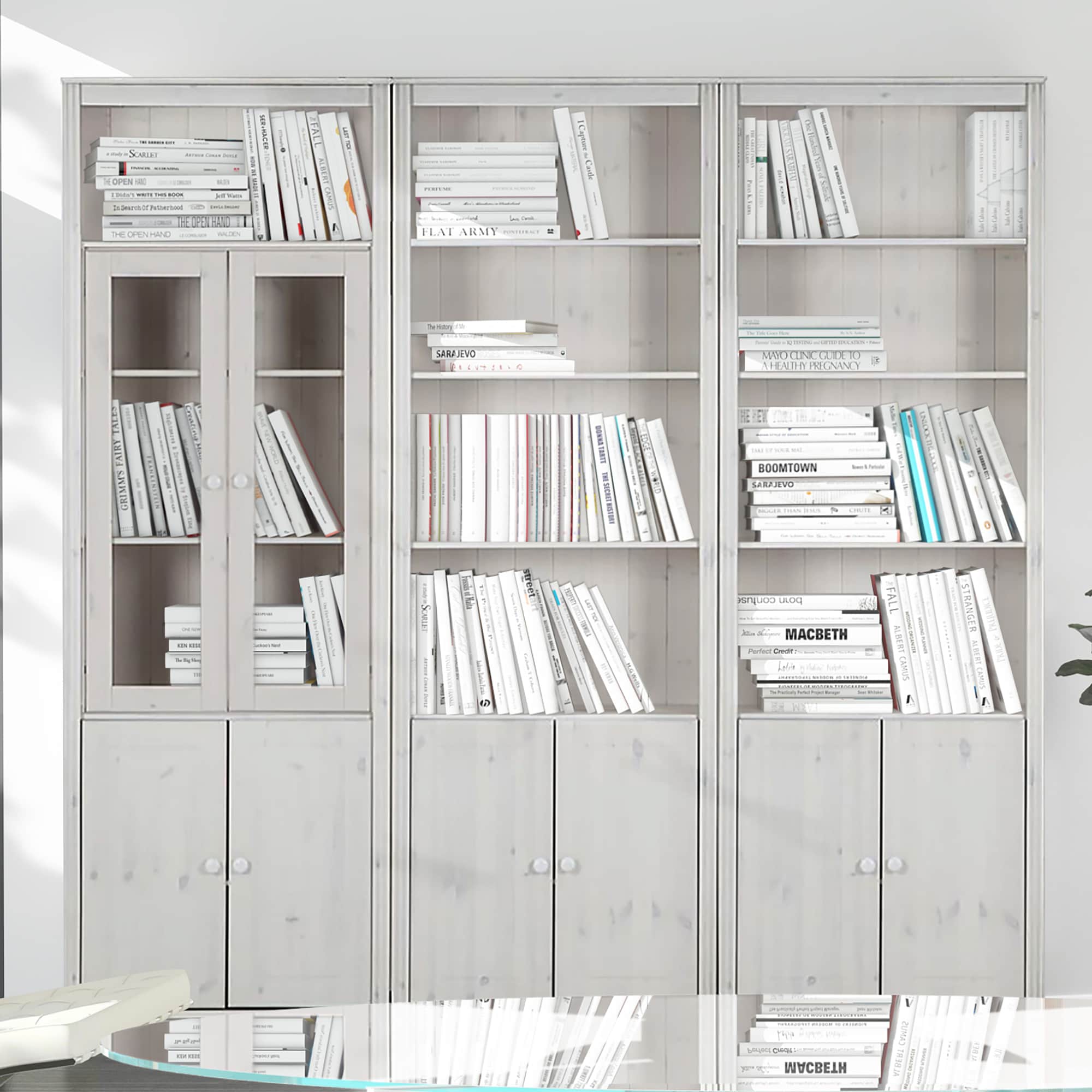 Dorel Home Anita Wall Unit 4 WL, White