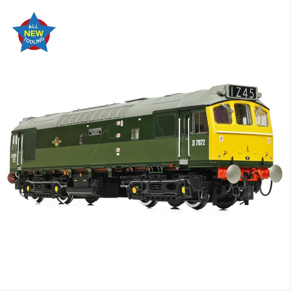 image 1 of Bachmann Class 25/3 D7672 'Tamworth Castle' BR Green FYE