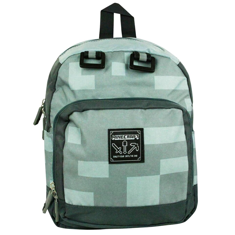 image 1 of Minecraft Childrens/Kids Official Silver Mini Backpack - Silver - One Size