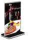 image 4 of Vertical Design T-Shape Acrylic Sign Holder 10 x 20cm