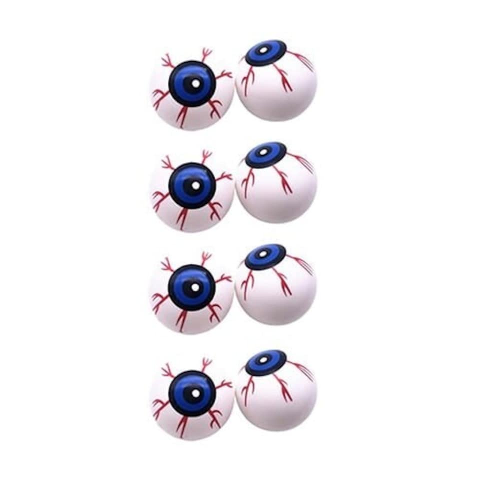Spooky Eyeball Halloween Decorations 3.5cm - Pack of 9