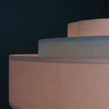 ValueLights 3 Tone Pink 5 Tier Cylinder Ceiling Pendant Light Shade