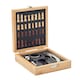 image 2 of MidOcean Chesset Bamboo Chess Board & Wine Set - Wood - One Size Brown