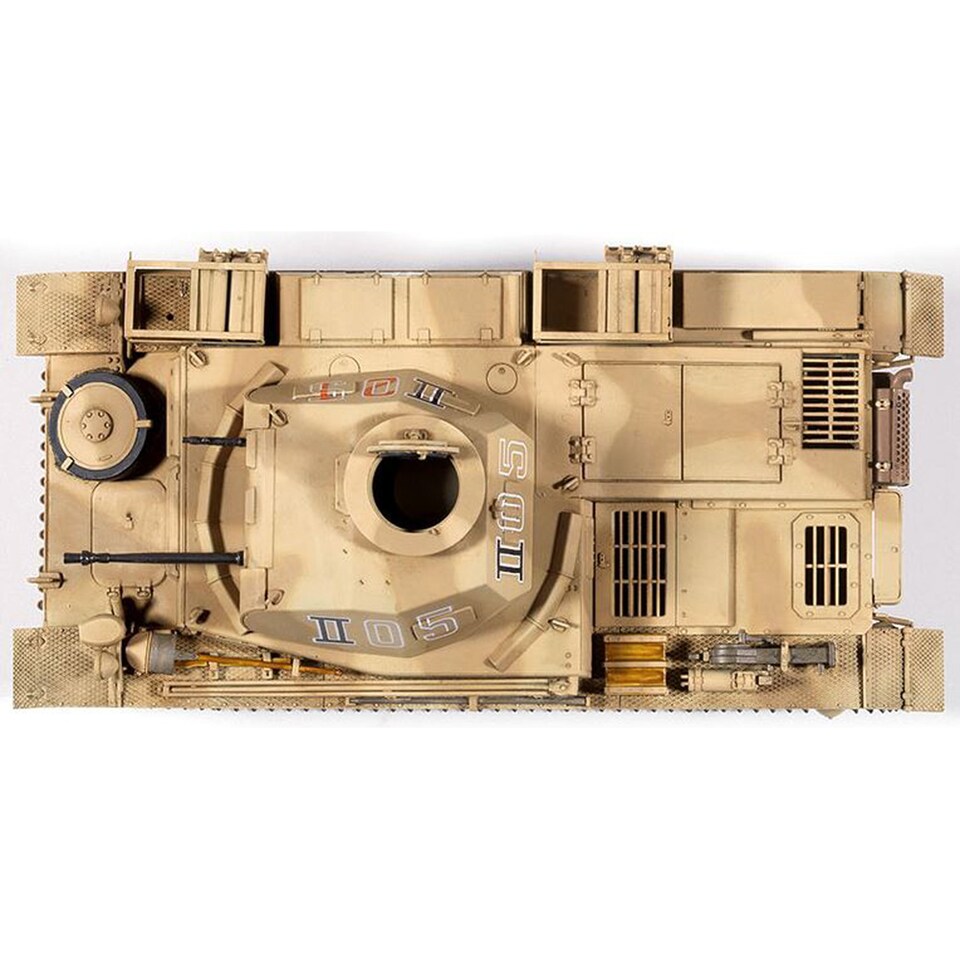 image 1 of Academy German Panzer II Ausf.F North Africa Tank Model Kit Scale 1-35