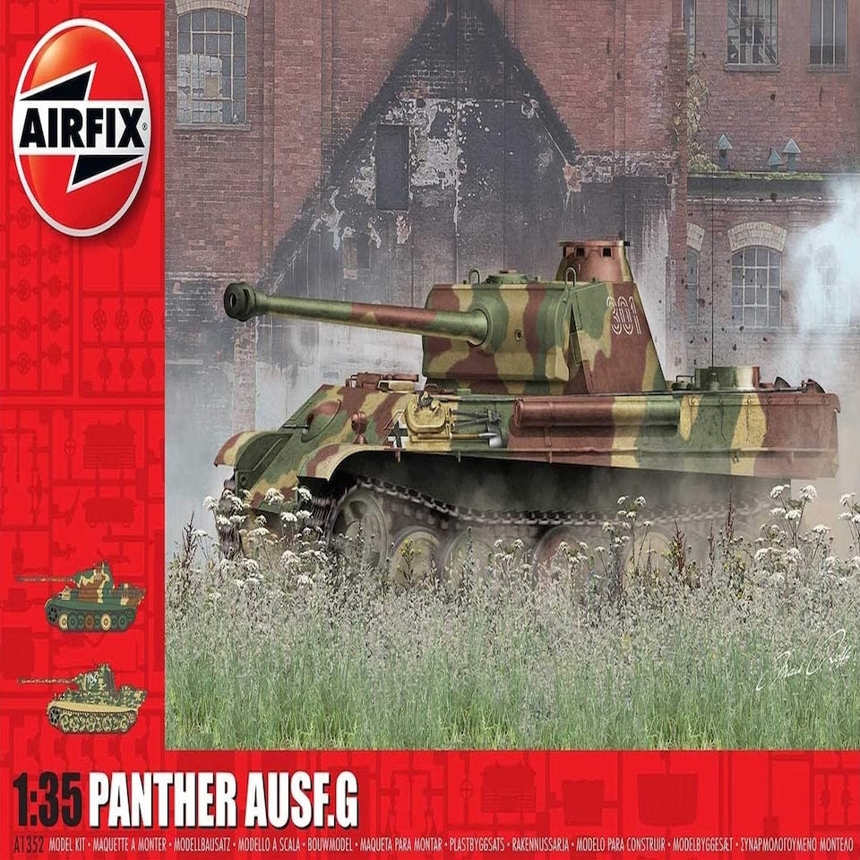 image 1 of Airfix A1352 Panther Ausf G Military Vehicle