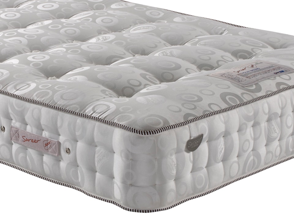 image 1 of Sareer 3000 Pocketo Pocket Sprung Gel Foam Mattress 4FT6 | White | Double