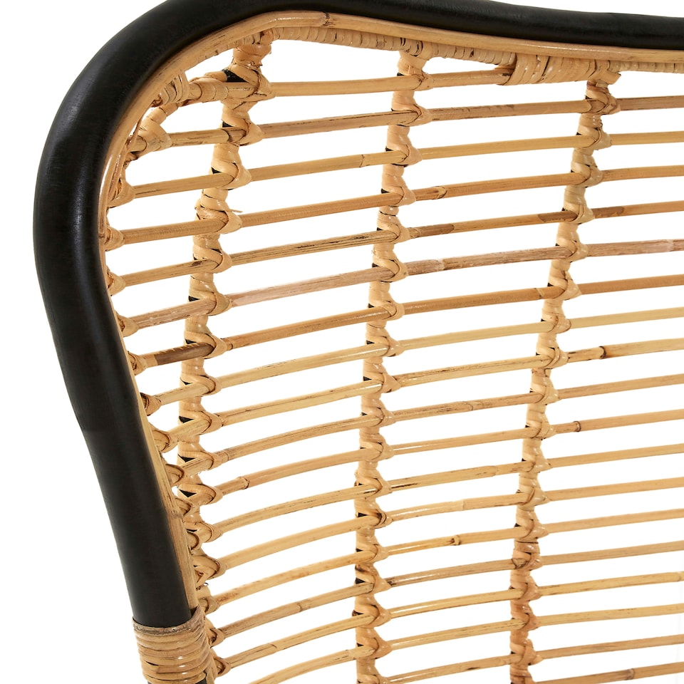 image 1 of Interiors by Premier Natural Rattan Egg Chair, Rustless Metal Rattan Chair, Easy Cleaning Armchair, Eco-friendly Outdoor Chair