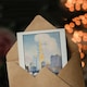 image 3 of Rachael R Elmer Art Card The Woolworth Building from the Ferry