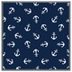 image 4 of Anchors on navy background (Picture Frame) Brown | Oak | XL