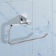 image 1 of Showerdrape Unity Chrome Stainless Steel Wall Mounted Towel Ring | Silver | 1