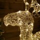 image 5 of 116cm Soft Acrylic Flashing LED Reindeer Christmas Decoration with Timer in Warm White
