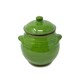 image 1 of Verano Spanish Ceramics Selena Glazed Storage Jar - 15cm Dark Green Green