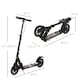 image 7 of HOMCOM Adult Teens Kick Scooter Fold Adjust 14+ w/ Rear Wheel&Hand Brake Black