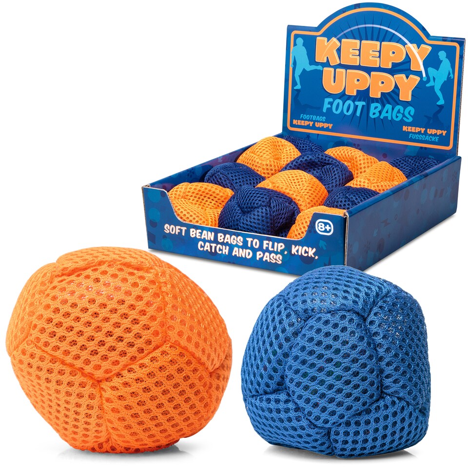 image 1 of Keepy Uppy Foot Bags Soft Kick Ball for Kids Outdoor Play, Coordination & Active Fun Colour Supplied Varies