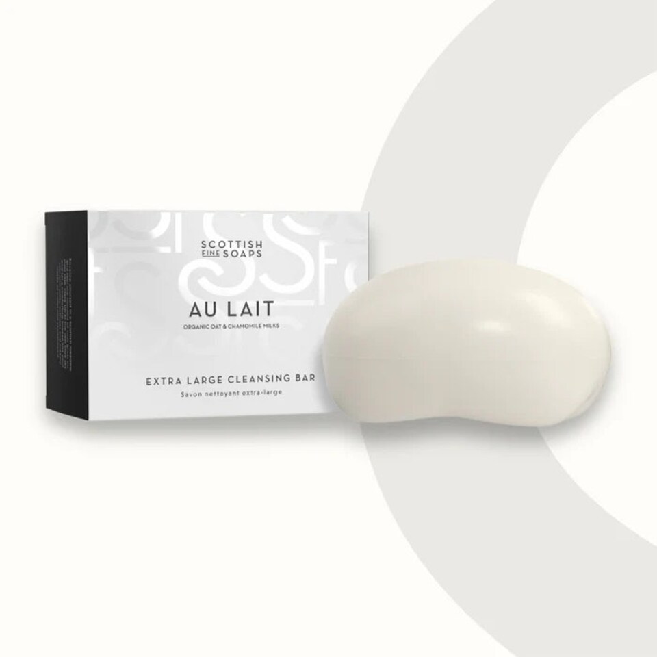 image 1 of Scottish Fine Soaps Company Au Lait Extra Large Cleansing Soap Bar 300g