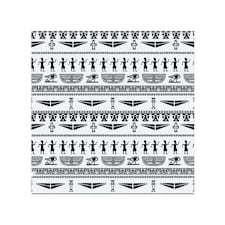 Tribal Egyptian Art Splash Back | White