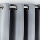 image 1 of Woven Thermal Blackout Eyelet Curtains Grey 116cm x 183cm | Grey | Grey