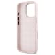 image 2 of Guess Silicone Script Metal Logo & Frame Case for iPhone 16 Pro Max 6.9 Pink - GUHCP16XSMBSLP
