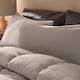 image 3 of OHS Plain 10.5 TOG Coverless Duvet with Pillowcase Bedding Set