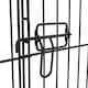 image 5 of Yaheetech 8-Panel Metal Pet Playpen, 61 × 76 cm Black