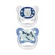 image 1 of Dr Brown's PreVent Glow in the Dark Butterfly Soother Stage 1 Twin Pack Blue