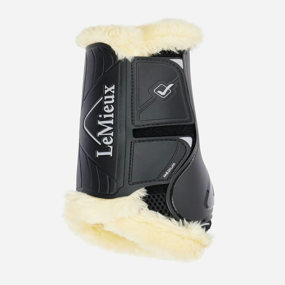 image 1 of LeMieux Motionflex Dressage Boot with Fleece Edge White | Medium