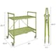 image 3 of Cleo Folding Serving Cart InOut Kiwi Green