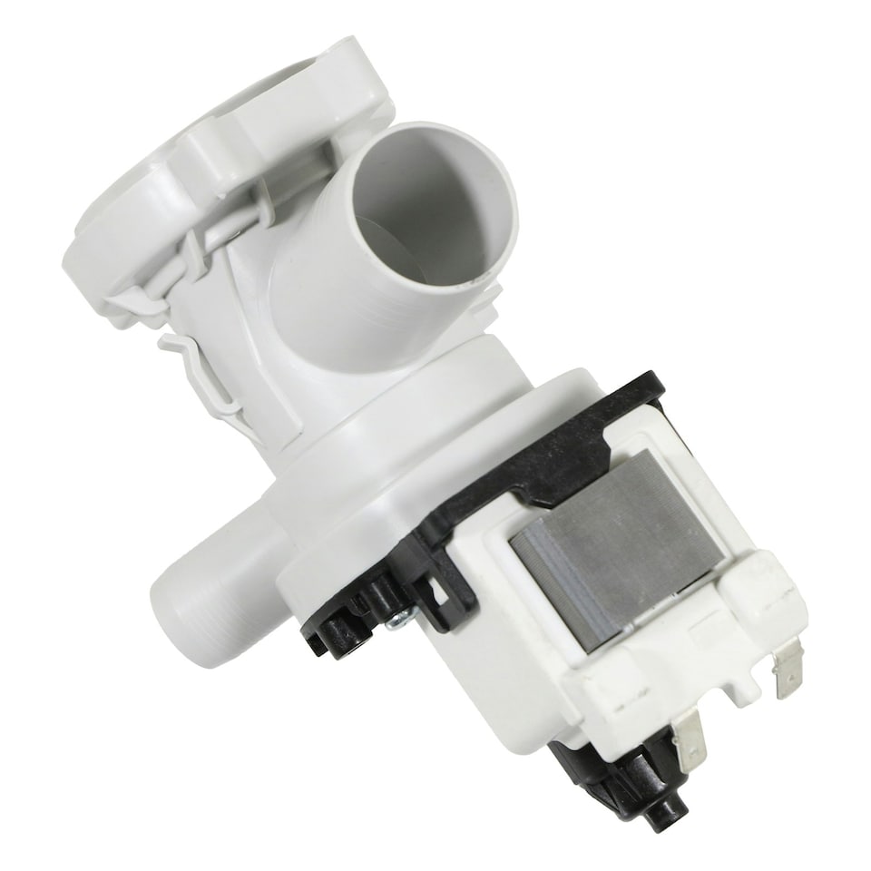 image 1 of SPARES2GO Drain Pump for Caple Washing Machine WDI3300 WDI3301 WMI3000 WMI3001 WMI3005