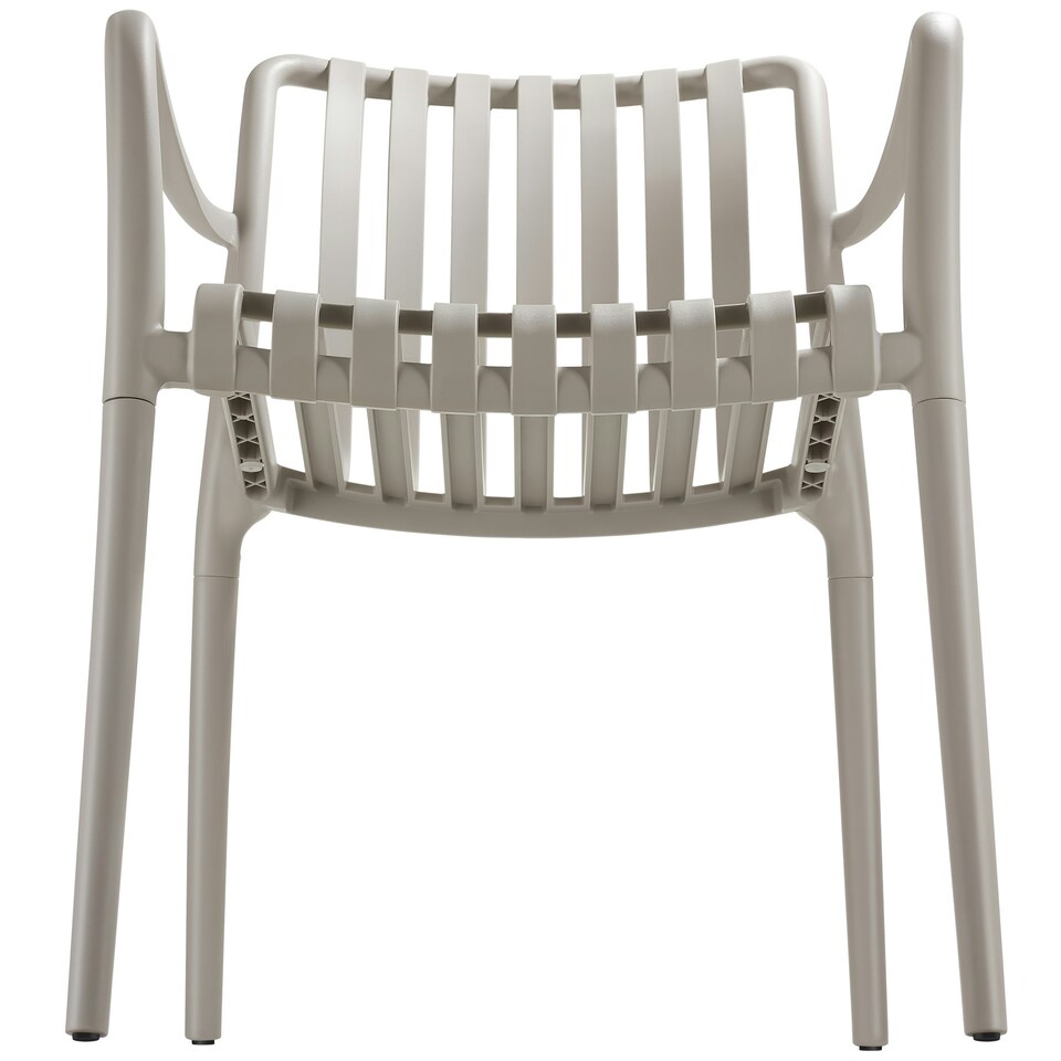 image 1 of Garden Chairs Alcudia - weather-resistant, durable and long-lasting plastic - Set of 6 Brown | Taupe