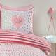 image 9 of Dalmation Polycotton Reversible Duvet Cover Set with Pillowcase Pink | Single