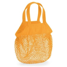 Westford Mill Organic Mesh Carry Bag - Amber - One Size Orange