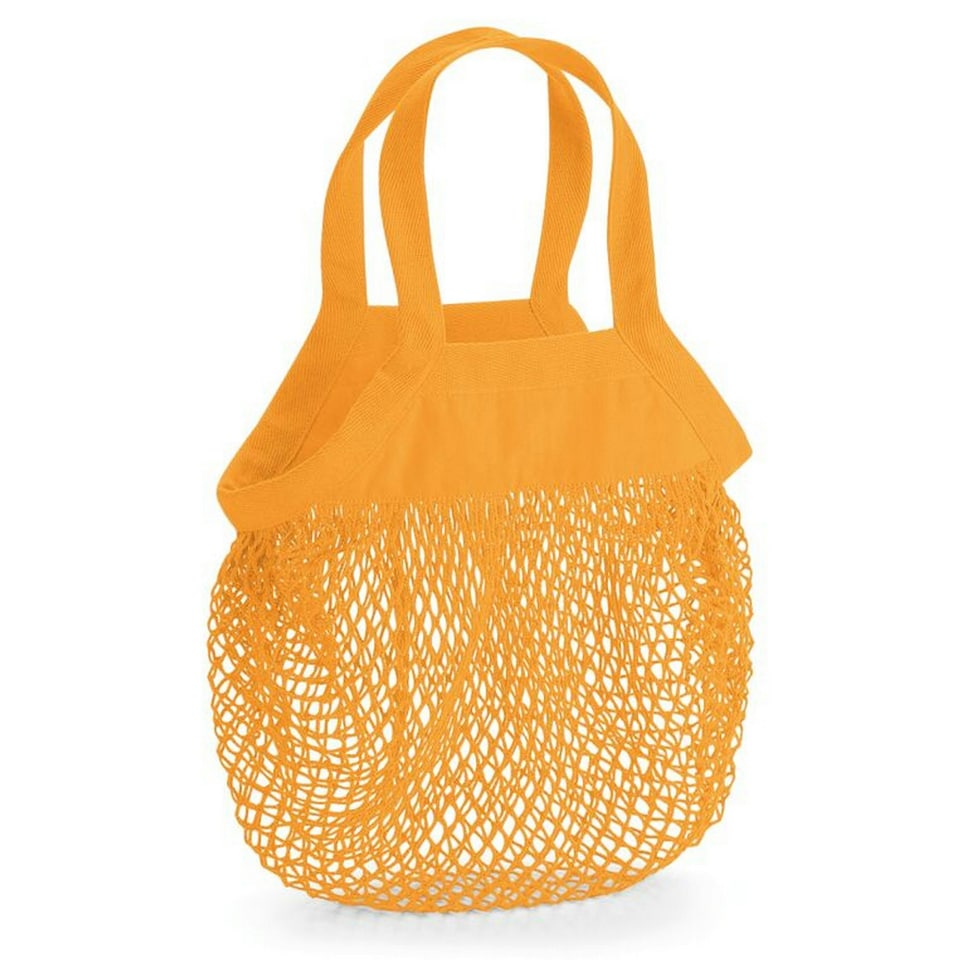 Westford Mill Organic Mesh Carry Bag - Amber - One Size Orange