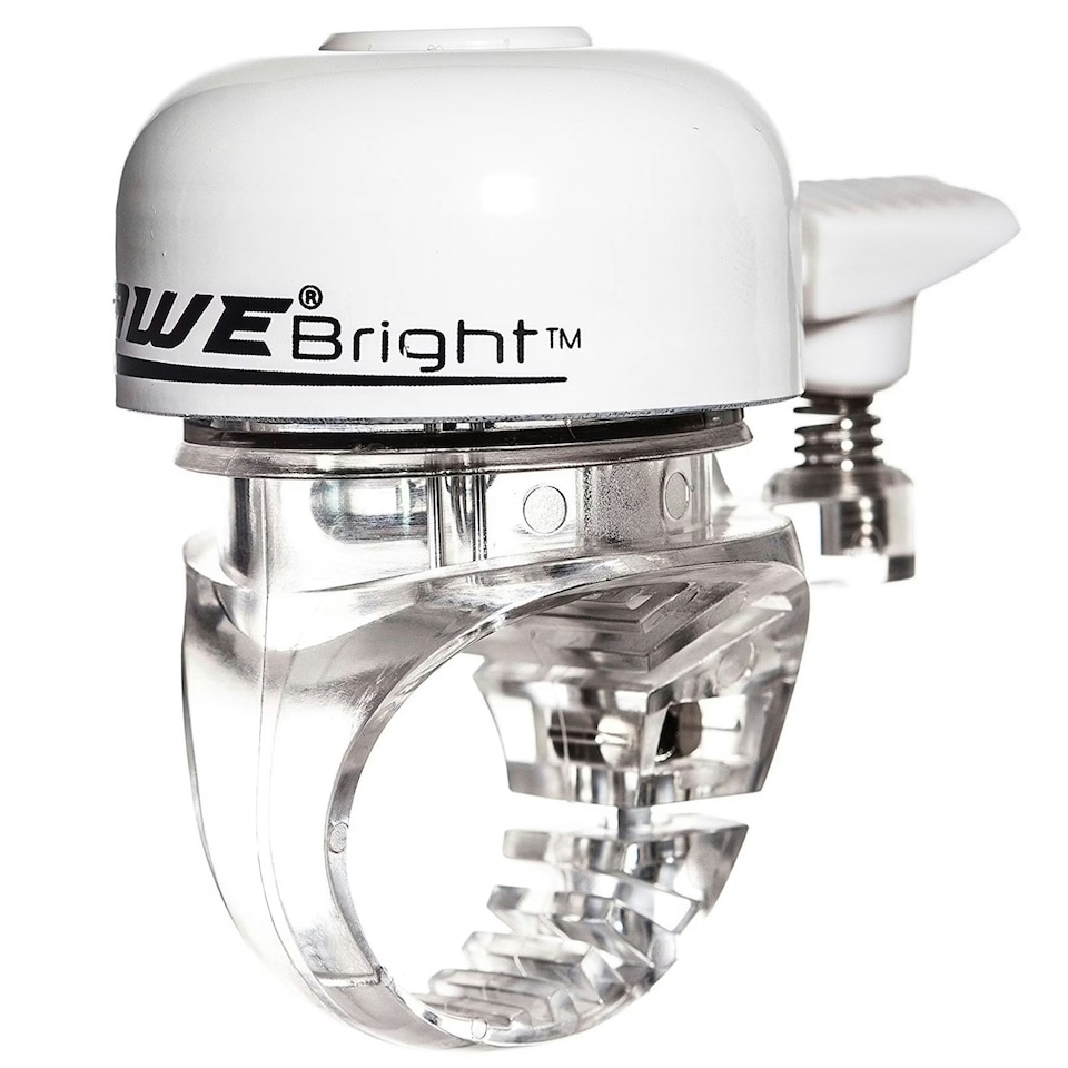 image 1 of AWE AWEBright LED Light White Bike Bell