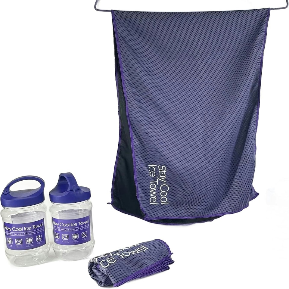image 1 of Stay Cool Ice Towel Perfect To Use For Any Sports Blue | One size