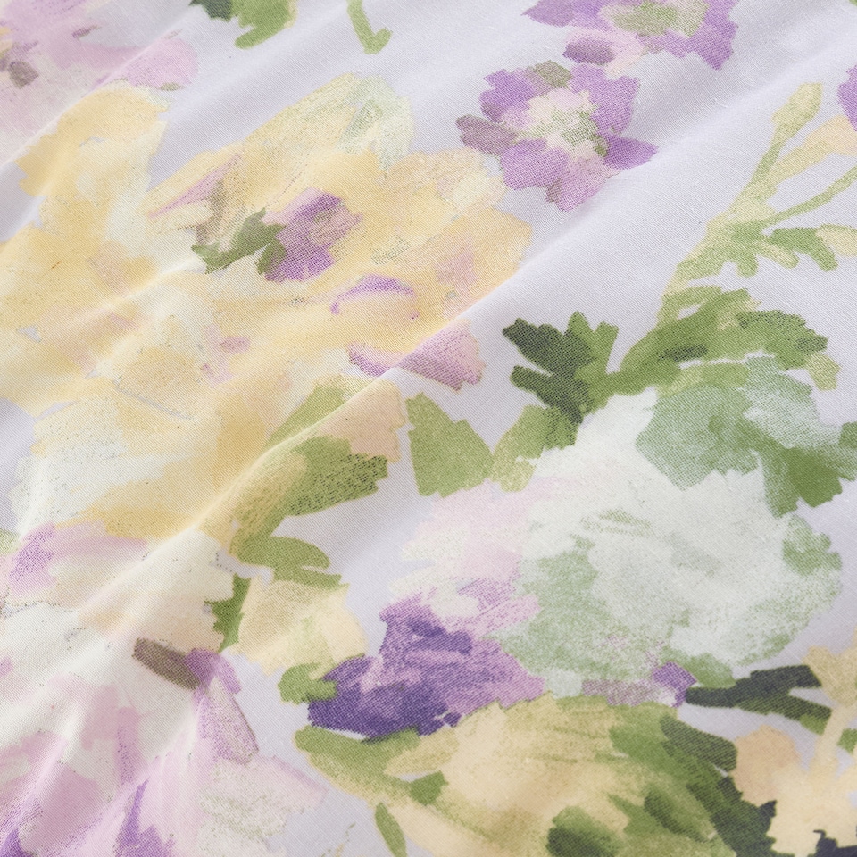 image 1 of D & D Flourette Duvet Cover Set Lilac