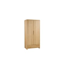 Oak Curve Combination Wardrobe