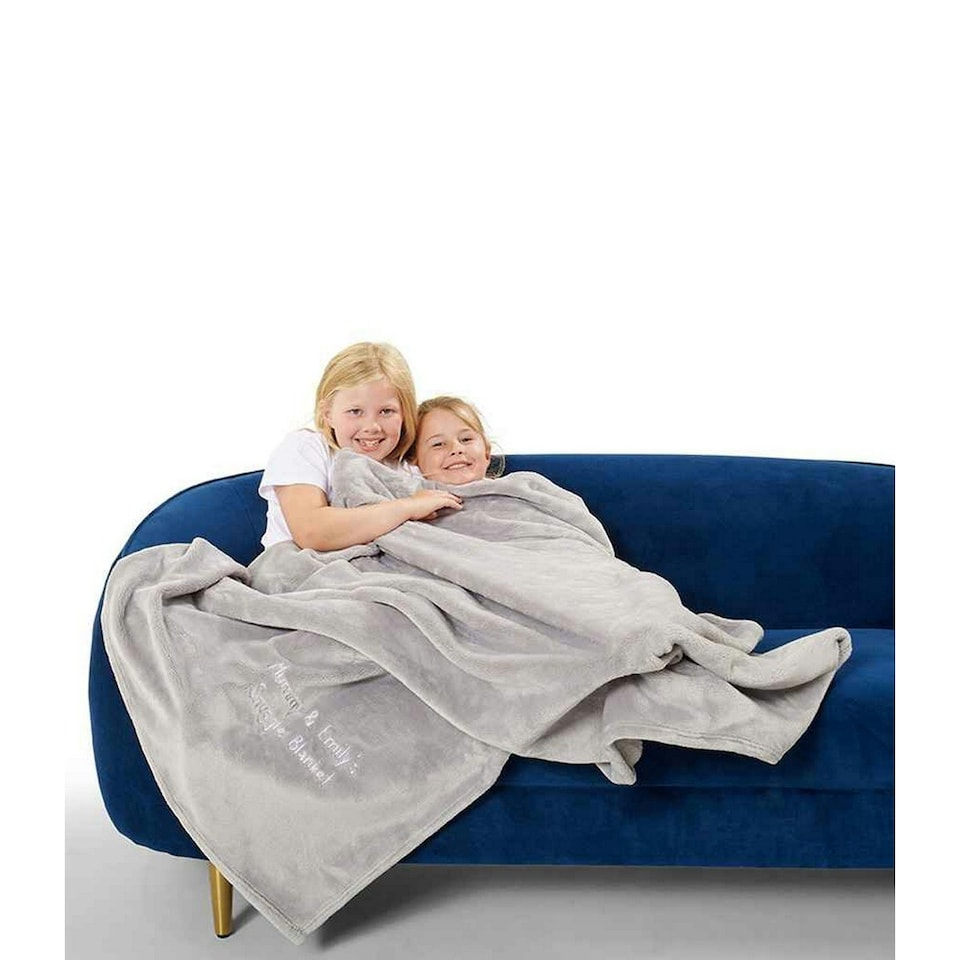 image 1 of Brand Lab Fleece Blanket - Silver Grey - One Size